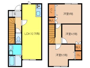 勝野様戸建賃貸住宅の物件間取画像